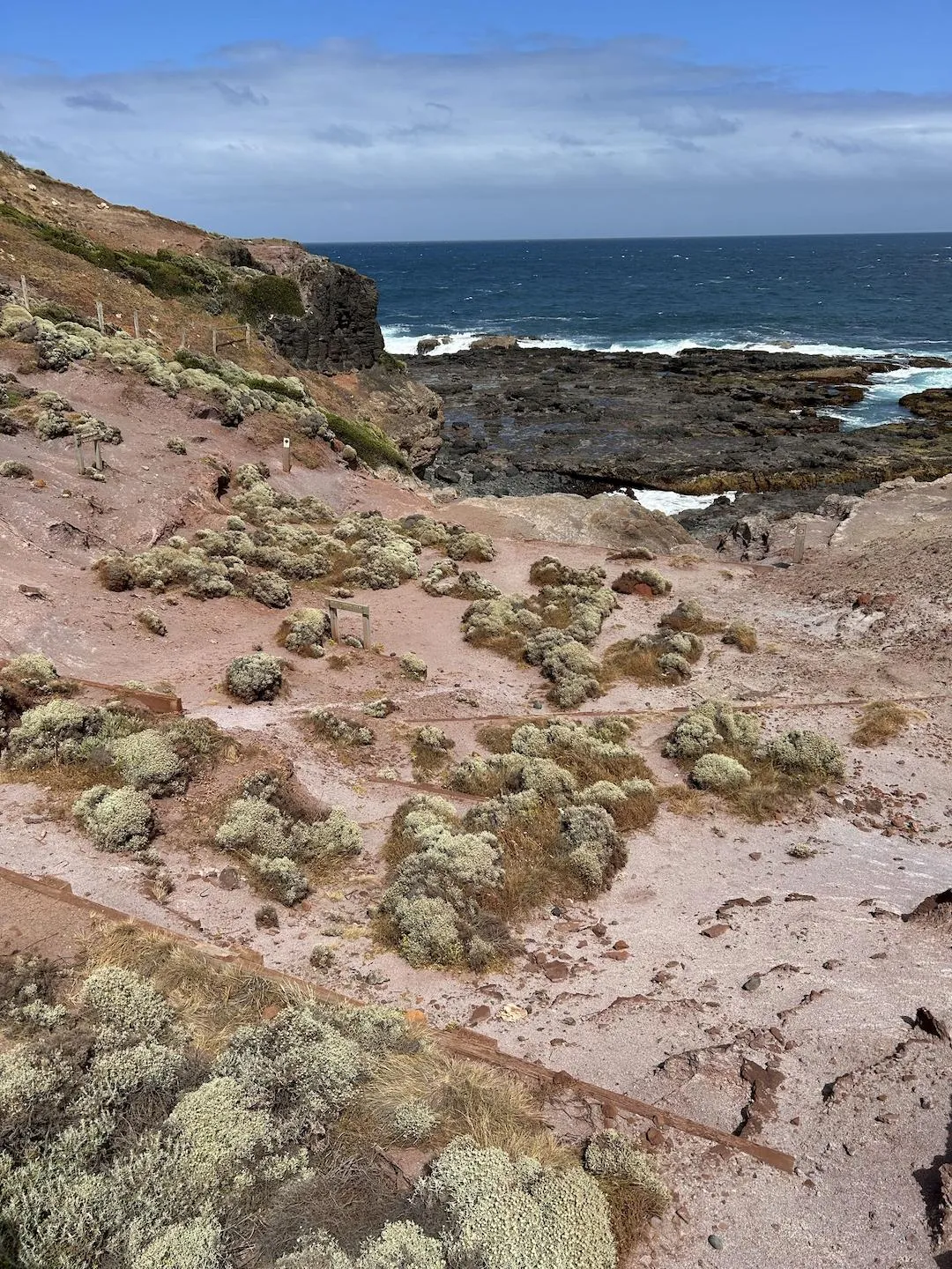 Coastal view with rocks